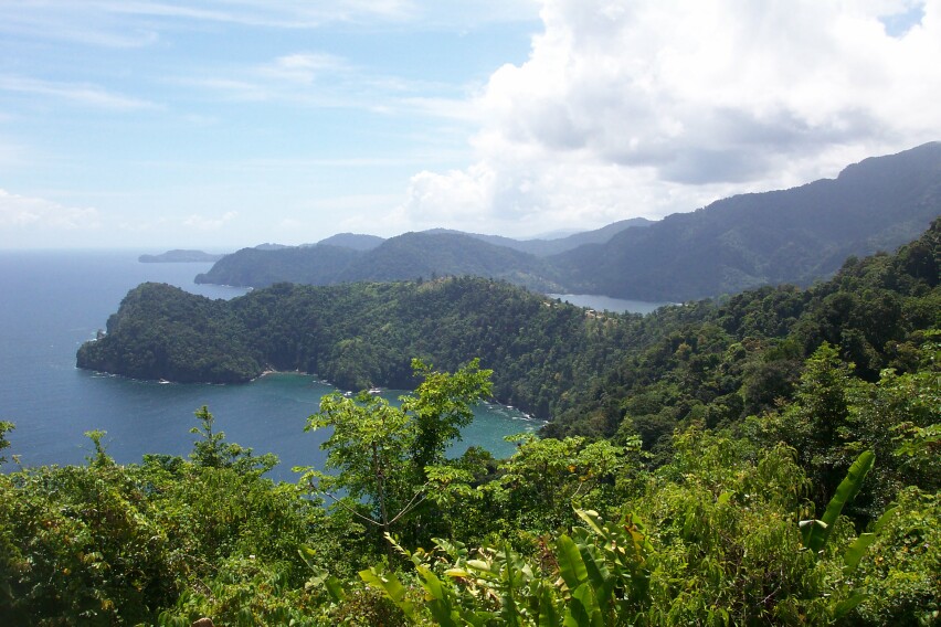 Maracas Bay on the north coast of Trinidad